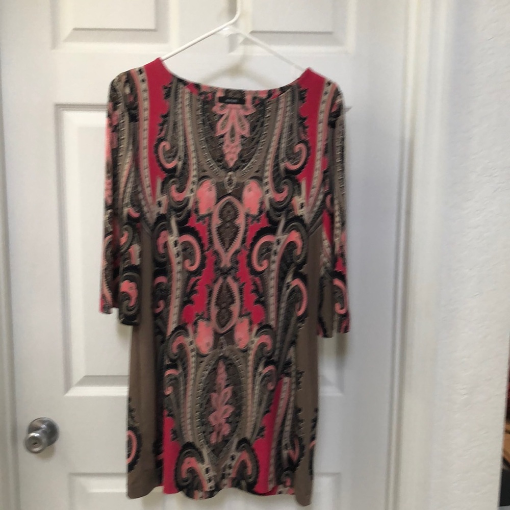 Alfani Pink Paisley Dress